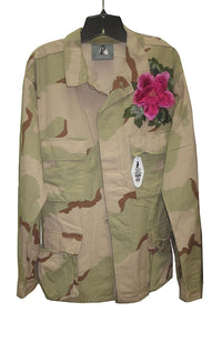Khaki Applique Reg Belted