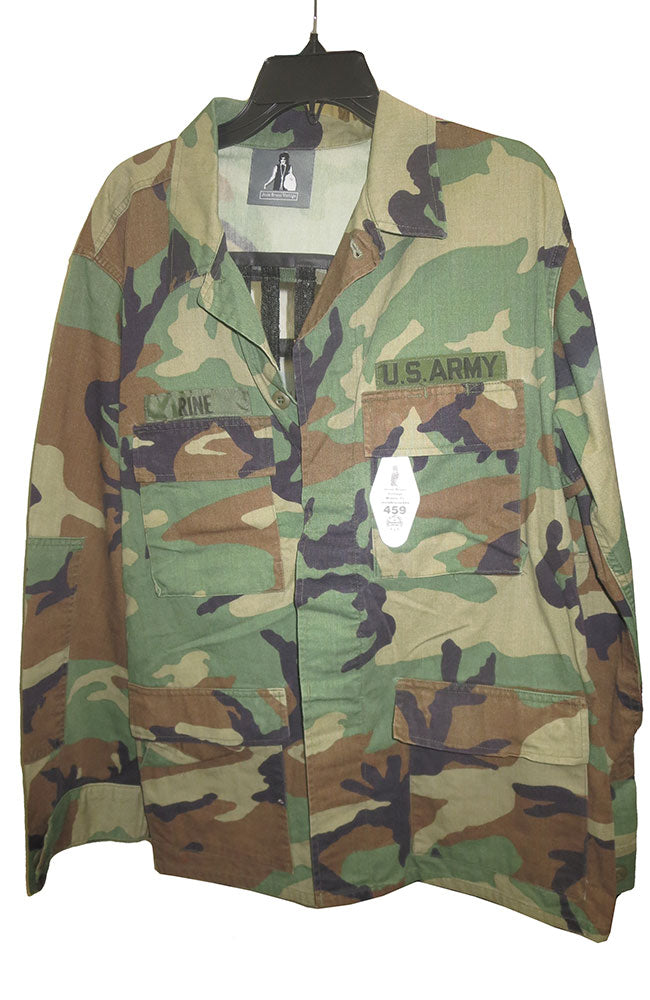 Black Stripe on Camo Jacket Reg