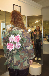 Baby Pink Applique Gr Camo Reg
