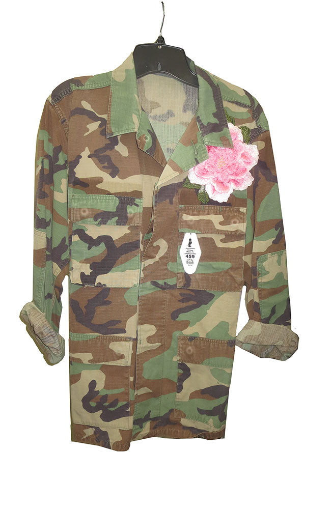 Baby Pink Applique Gr Camo Reg