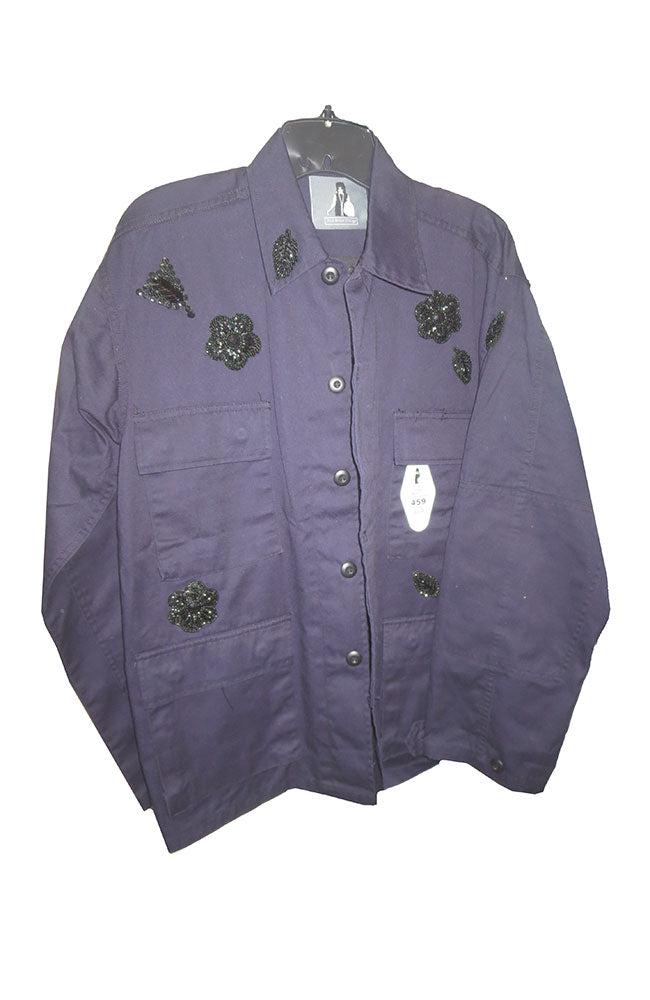 Blue Sequin on Blue Jacket Reg
