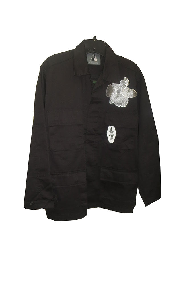 Silver Pop on Black Jkt Reg