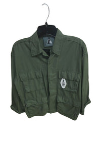 Olive Plaid Full Length Olive Jacket