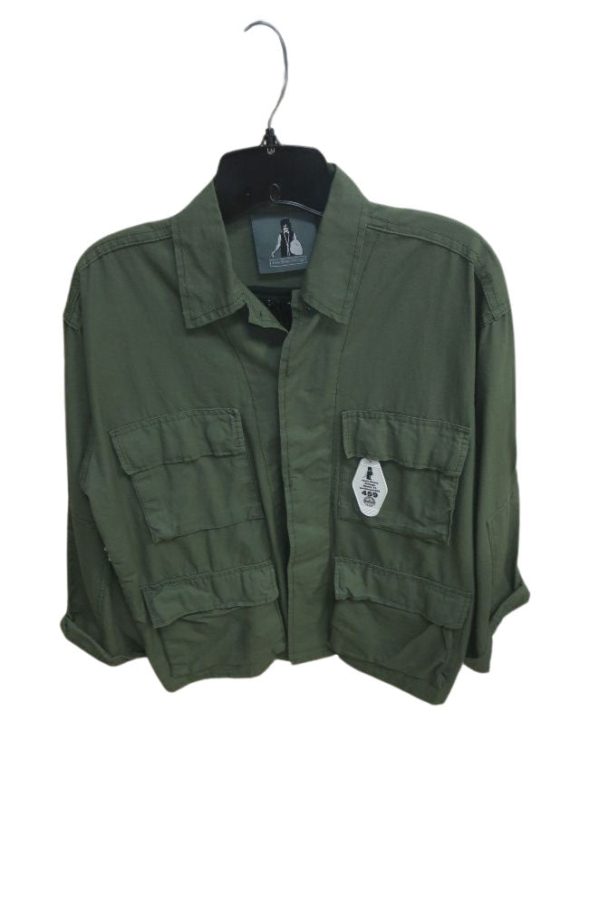 Olive Plaid Full Length Olive Jacket