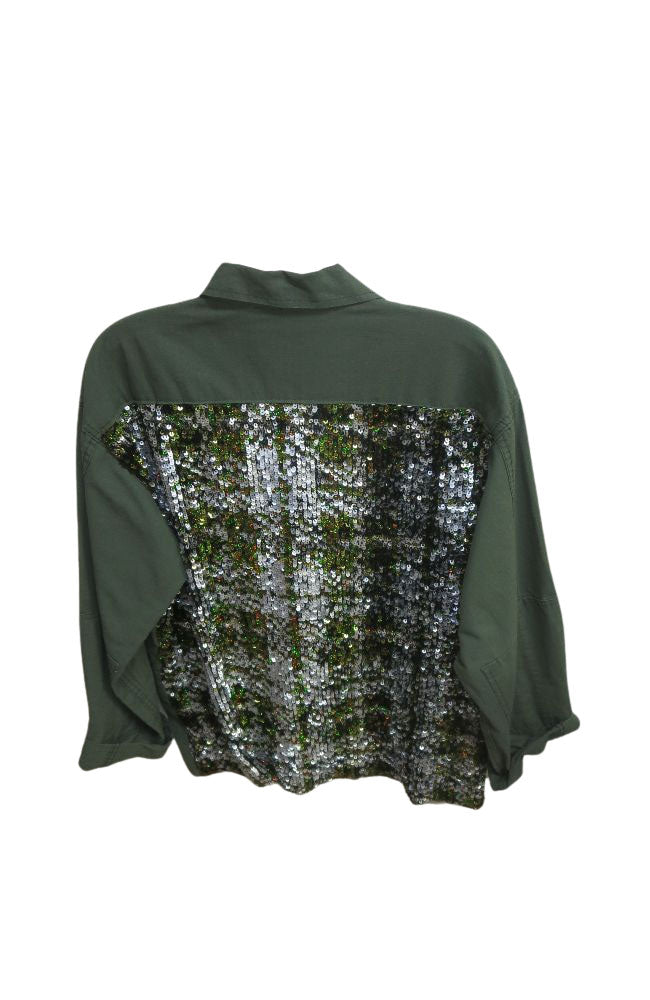 Olive Plaid Full Length Olive Jacket