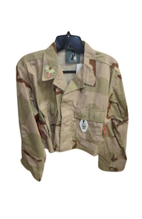 Summer Crop Jacket Khaki Camo