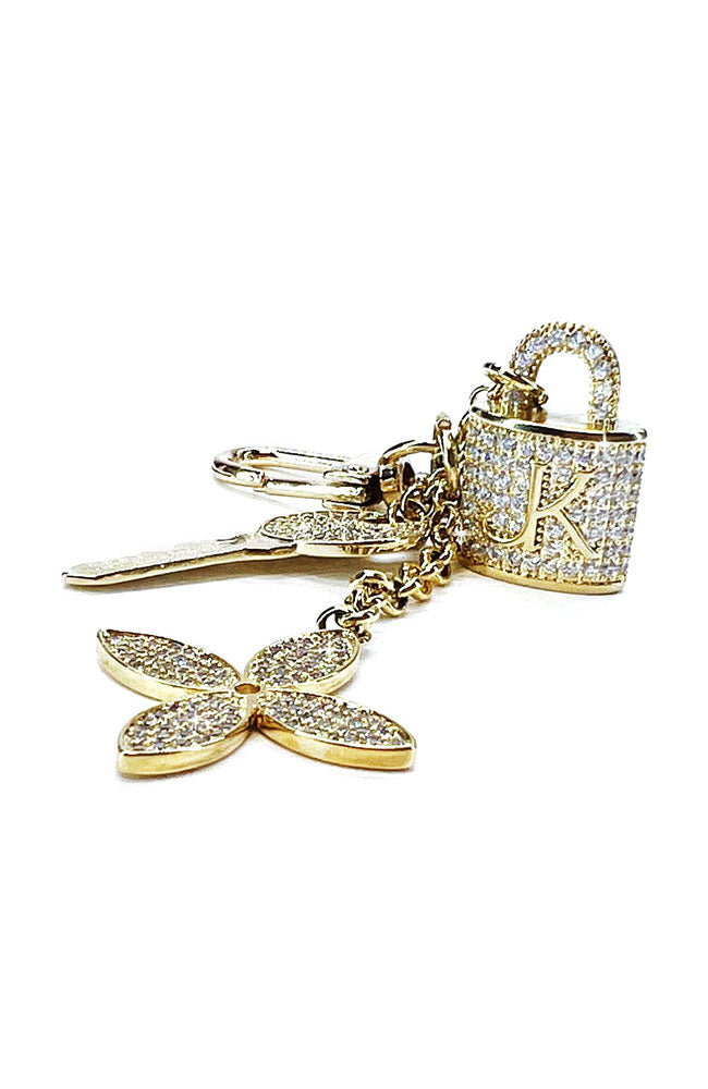 Statement Purse Charm Gold