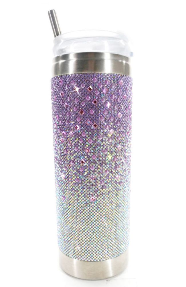 RG Mauve Ombre Crystal Tumbler