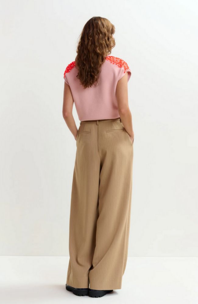 Joline Embroidered Knit Polo