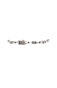 Silver Tapered Baguette CZ Bracelet