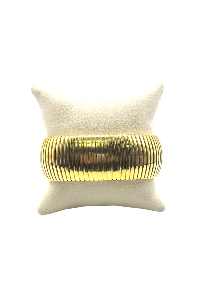 Gold Large Cobra Bracelet
