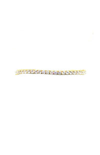 3mm Gold CZ Tennis Br Prong Set