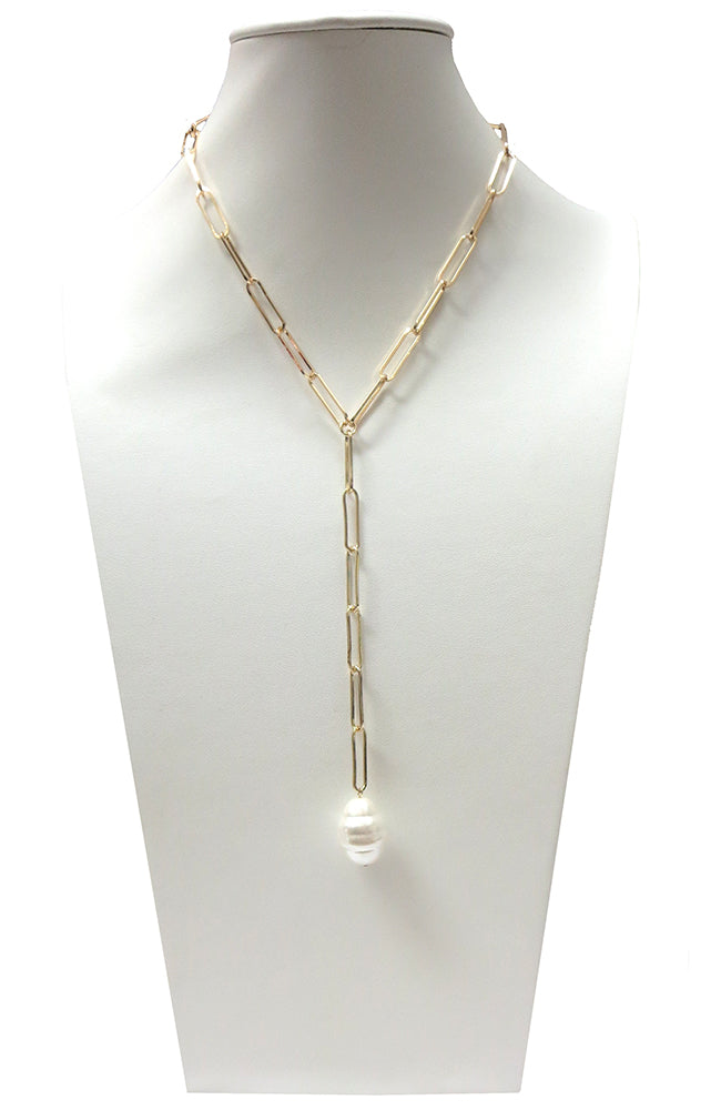 Gold Toggle with Pearl