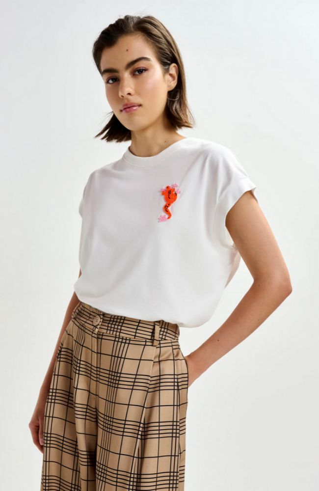 Jungala Embroidered Tshirt