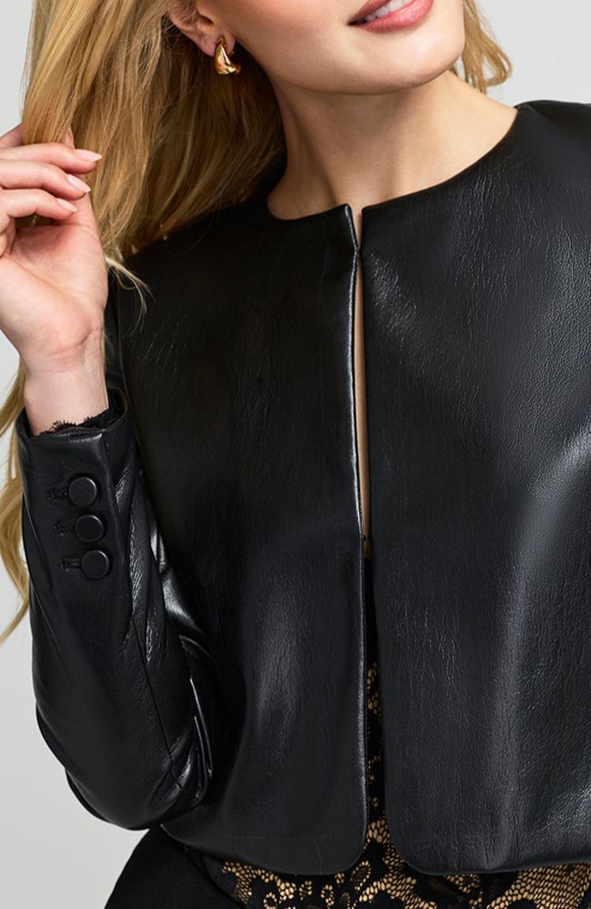 Lindy Vegan Leather Jacket