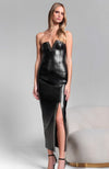 Isabel Studded Vegan Leather Dress