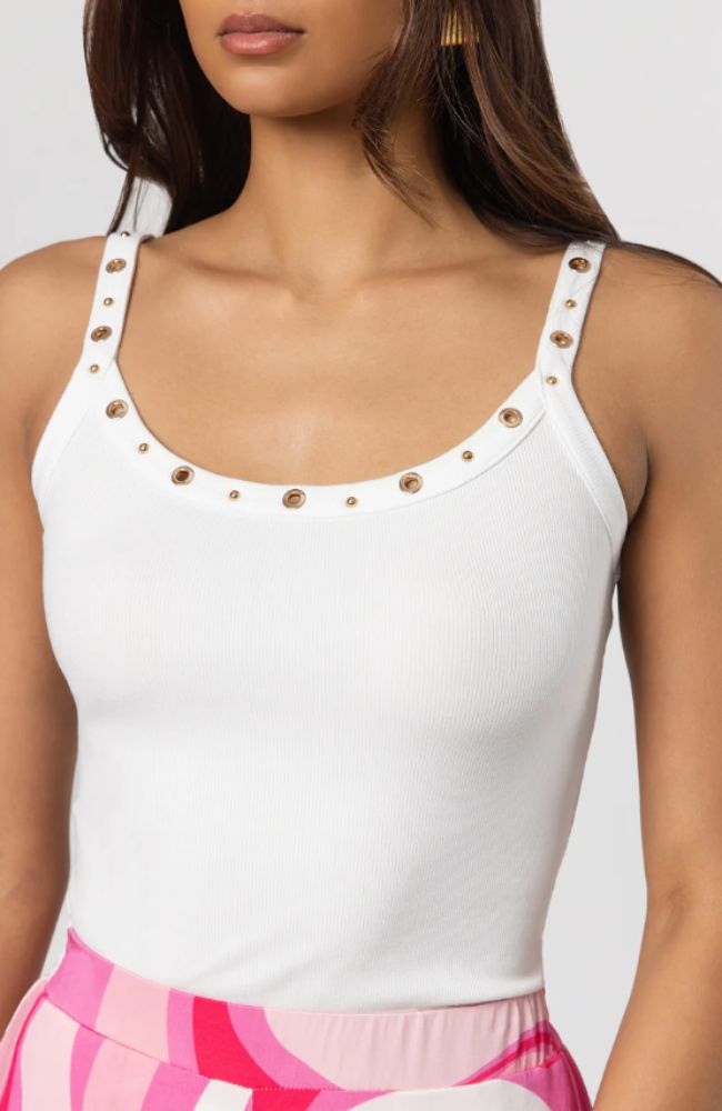 Iris Grommet Tank Top