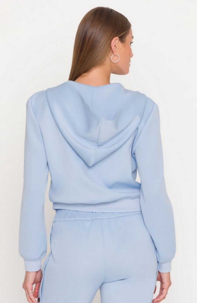 Zira Scuba Hoodie in Light Blue