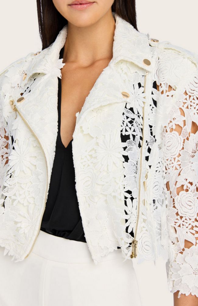 Crawford 3D Lace Moto Jacket