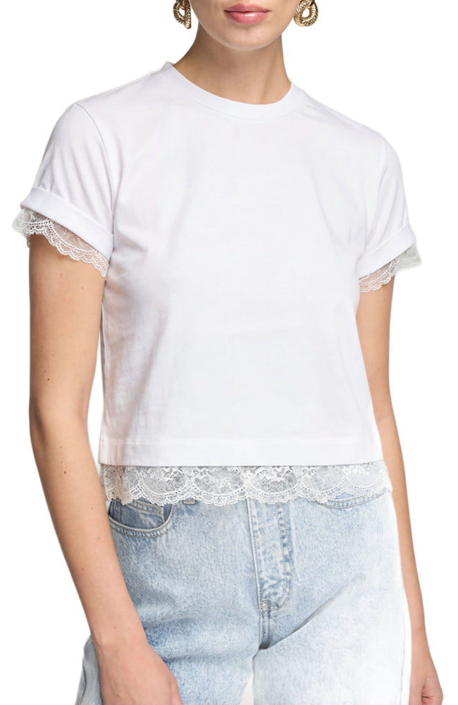 Christella Lace Combo Top