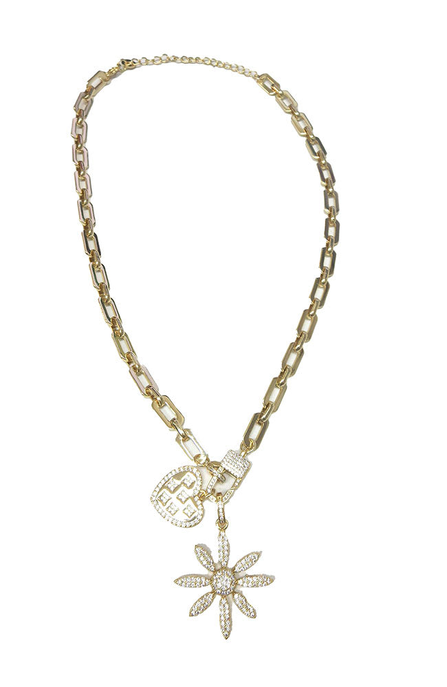 Margarita Heart Gold Necklace
