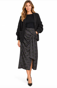 Karm Bow Midi Length Skirt
