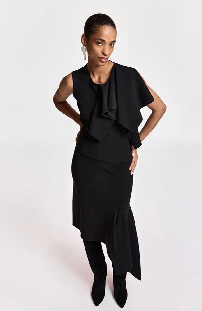 Know Knitted Top with Frill