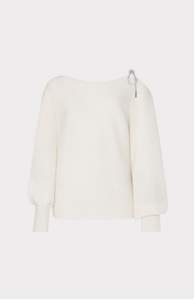Ida OTS Crystal Tie Sweater