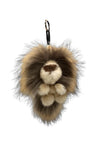 Lion Key Chain Genuine Fur