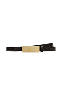 Elyse Texture Leather Belt