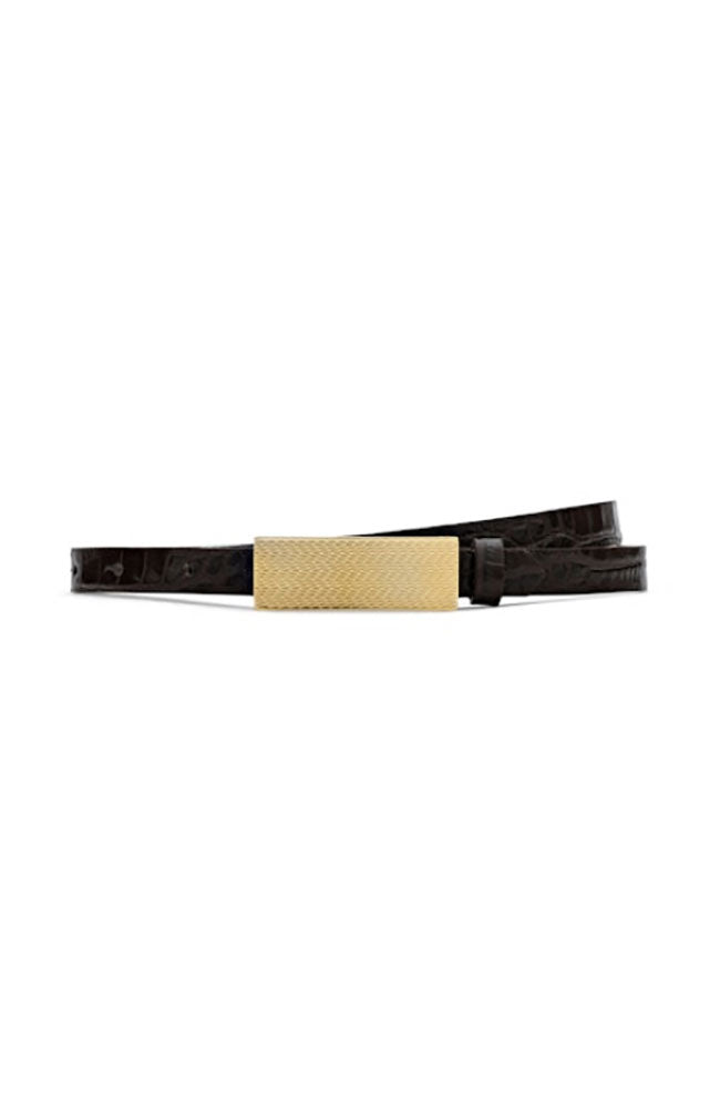 Elyse Texture Leather Belt