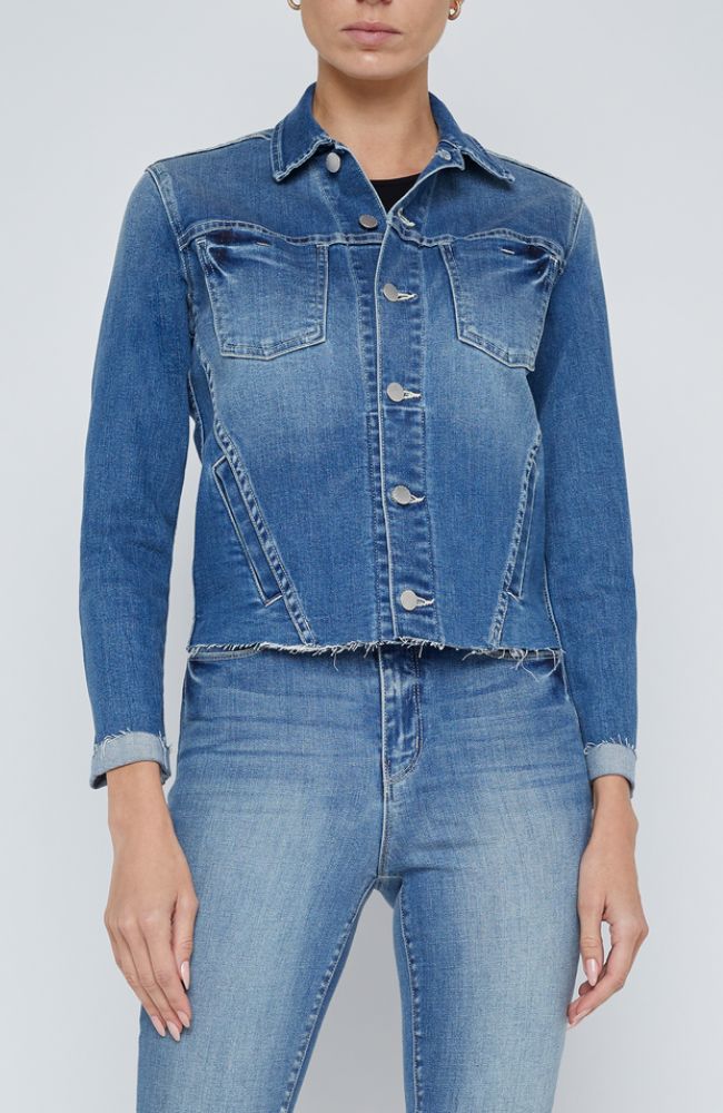 Janelle Slim Raw Jacket in Ithaca