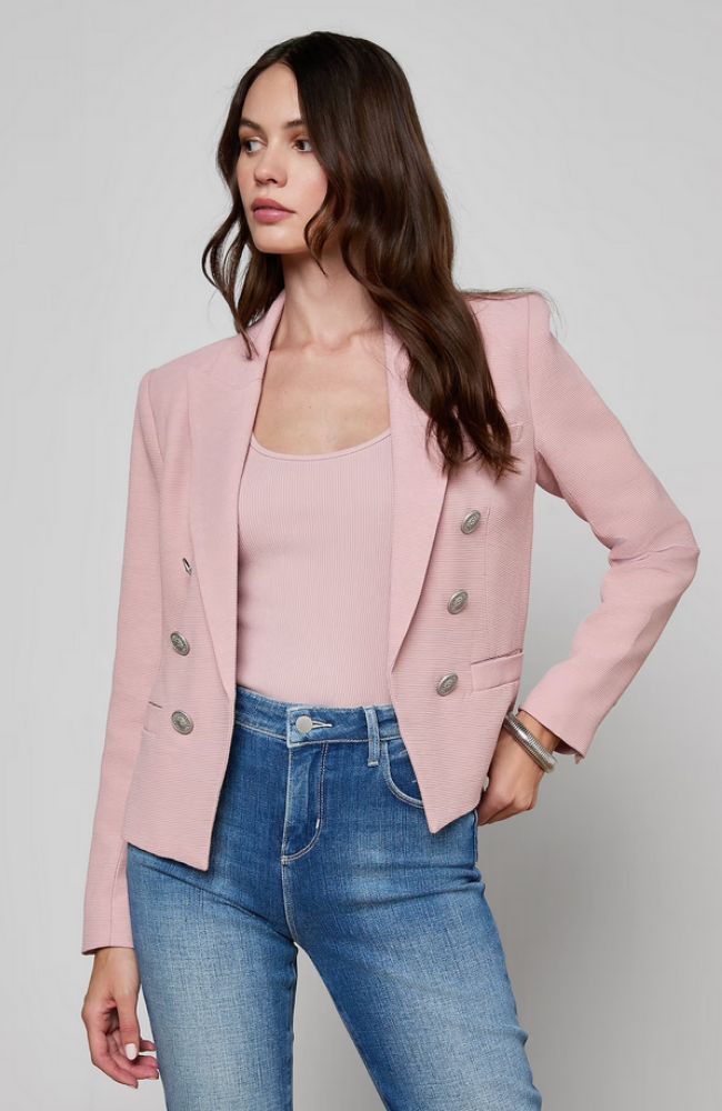 Brooke Blazer in Pale Rose