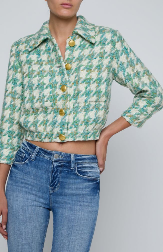 Jia Crop 3/4 Slv Jacket
