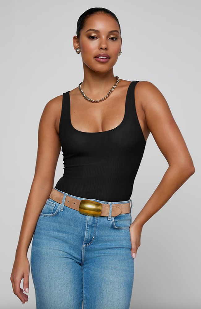 Kalea Scoop Neck Tank Bodysuit