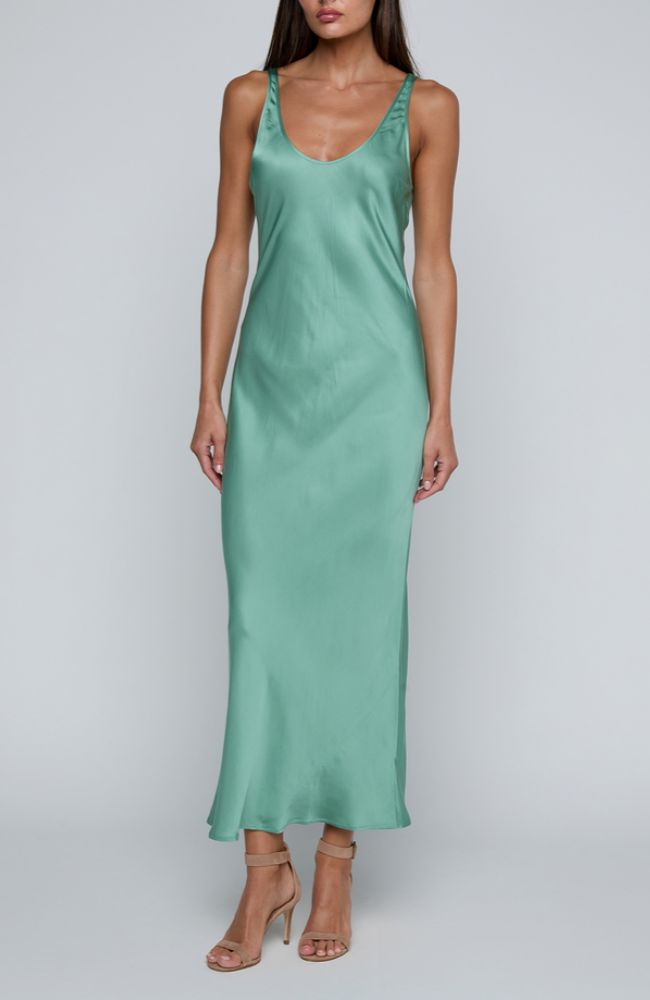 Akiya Tank Dress in Malachite
