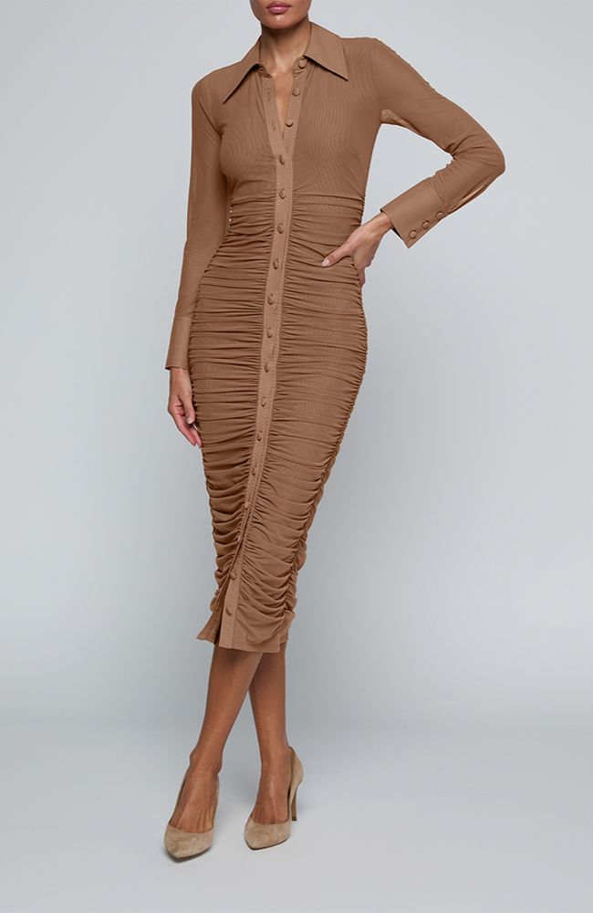 Adriana LS Midi Dress