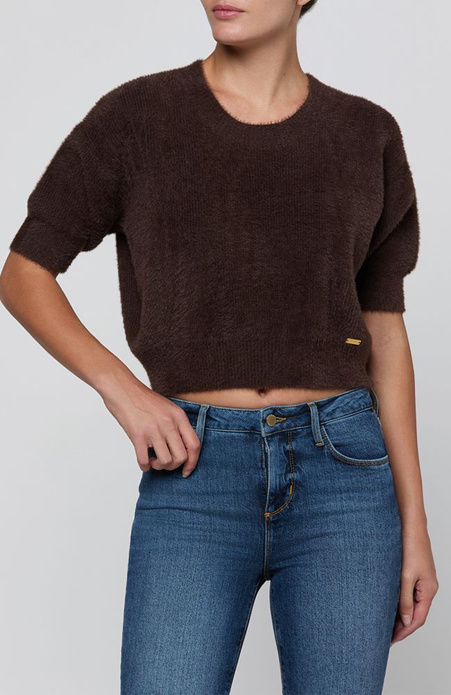 Guinevere Short Sleeve Crop Crew