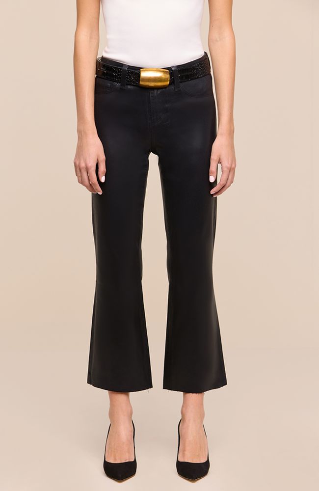Kendra H/R Crop Flare in Noir