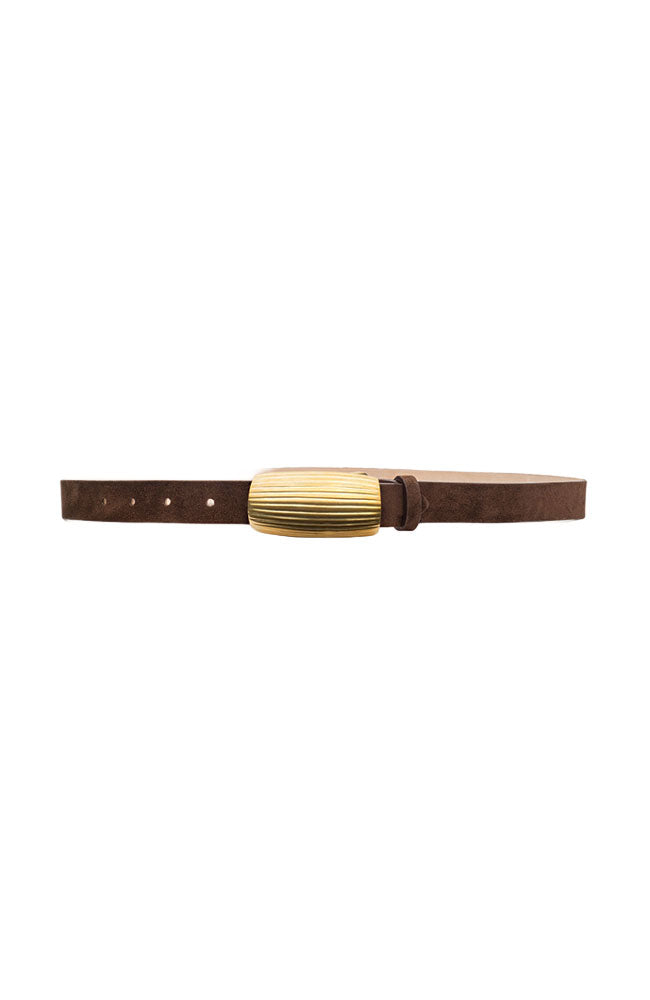 Machado Ribbed Domed Belt