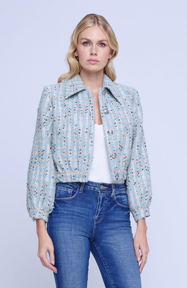 Bridges Crop Long Sleeve Jacket