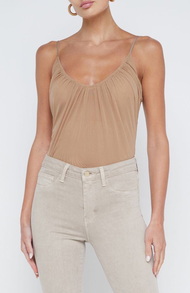 Gelina Ruched Bodysuit
