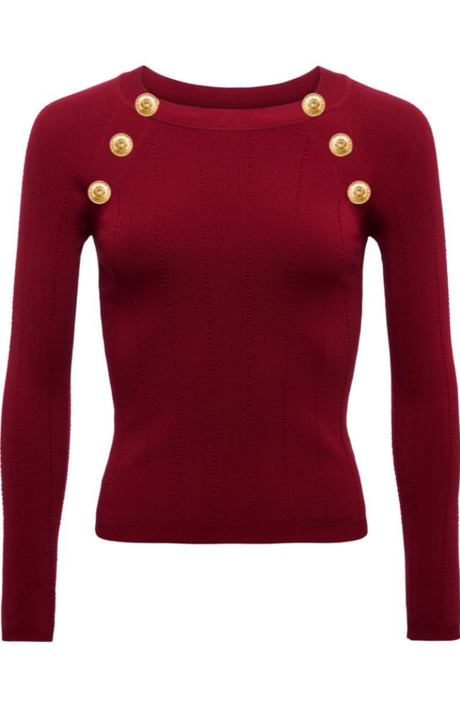 Gretchen LS BTN Pullover