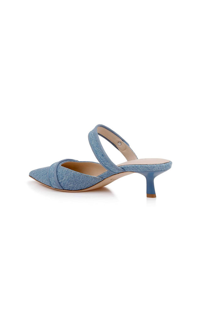 Gilliane Heel in Light Denim