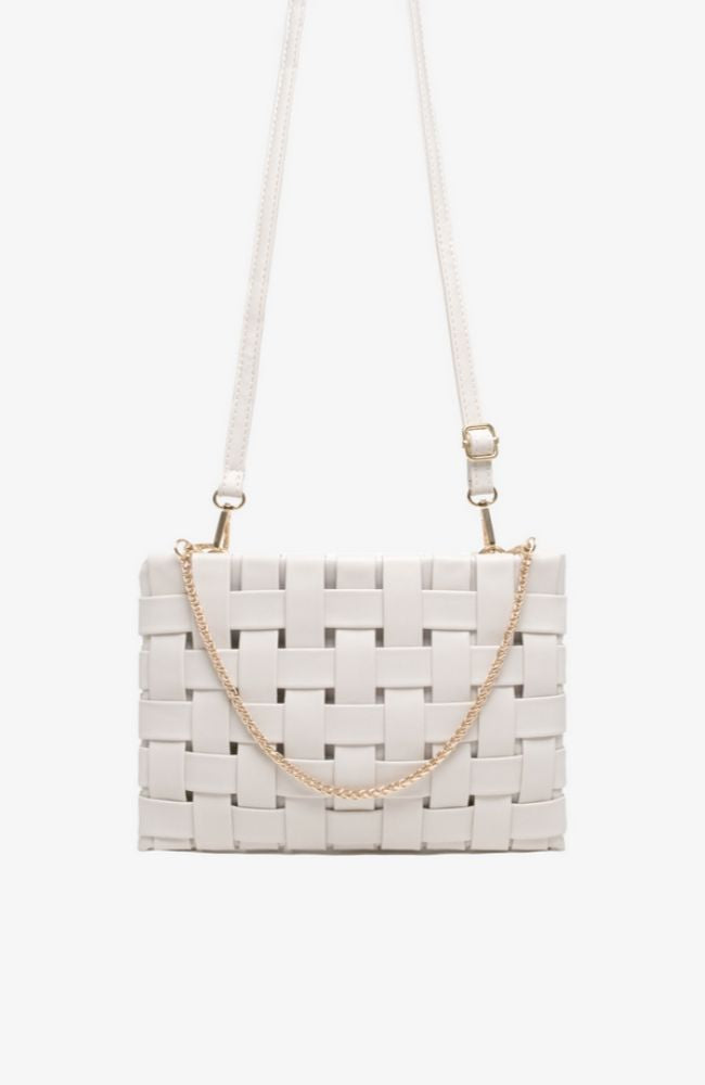 Lindy Off White Lg Clutch