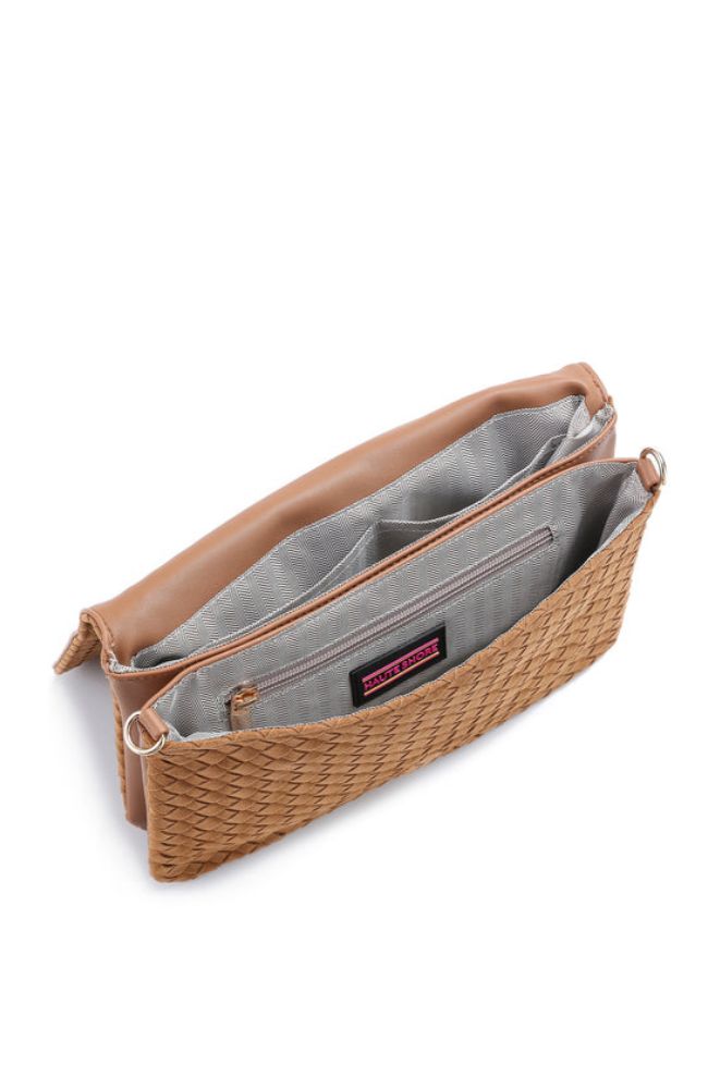 Lexi Crossbody in Saddle Suede