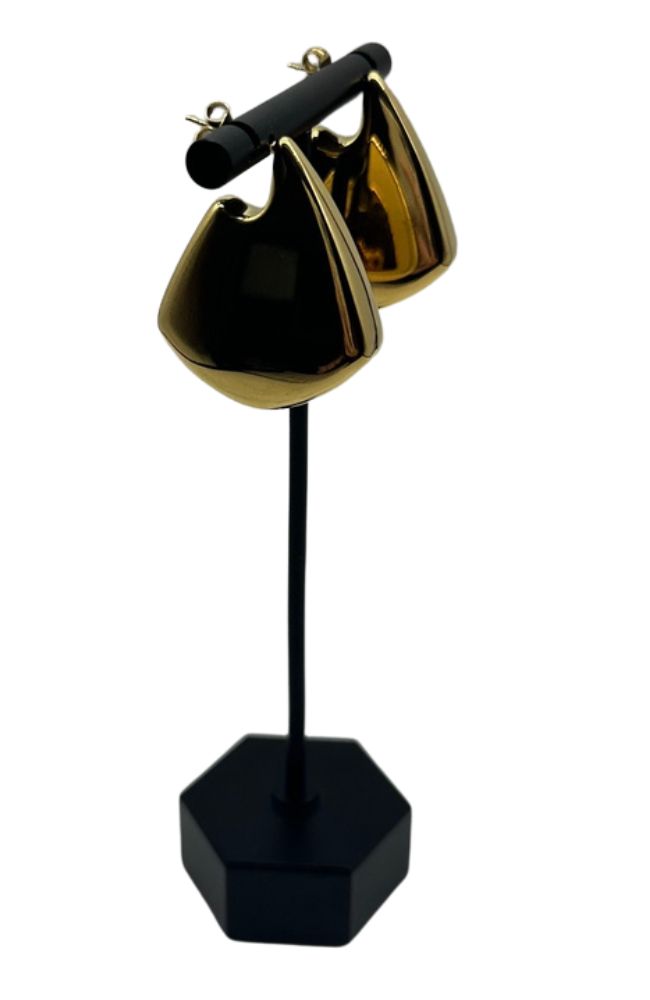 Golden Edge Earring