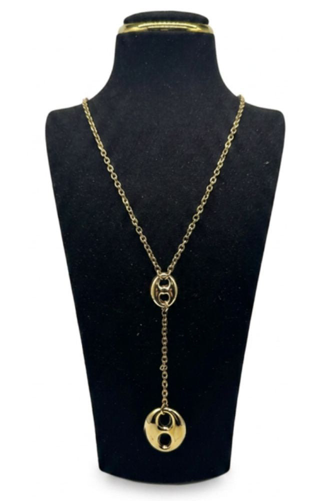 Double Tab Necklace