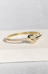 Love Knot Bangle Yellow Gold