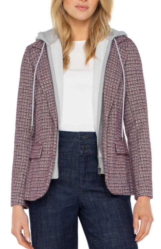 Boyfriend Blazer Removeable Hood